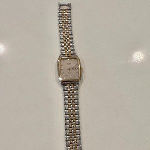 Citizen Quartz Men's Date Watch, Silver/Gold, Stainless steel, new battery.